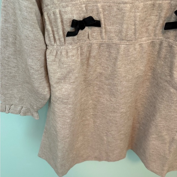 ZARA KNIT DRESS WITH BOWS - Picture 7 of 10